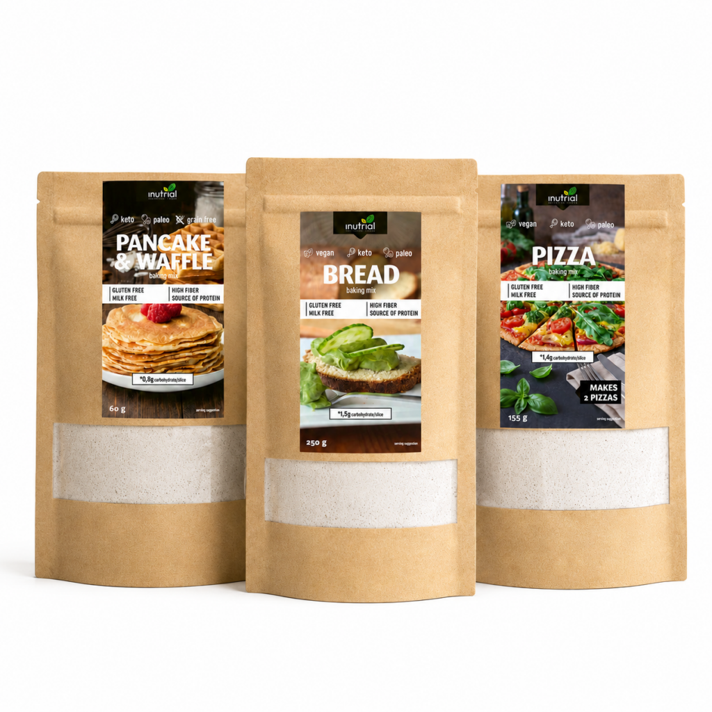 Keto lisztkeverék csomag - Kenyér, Pizza, Palacsinta&Gofri