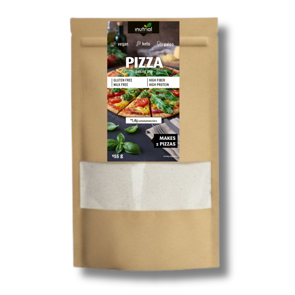 keto vegán paleo pizza lisztkeverék