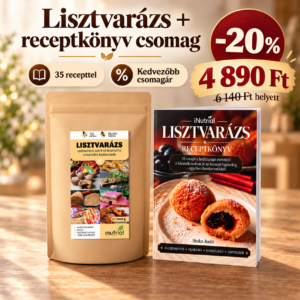 Lisztvarázs + Receptkönyv csomag – 20% kedvezménnyel